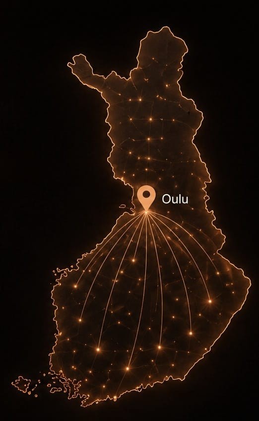 Summaamo palvelee Oulusta koko Suomeen